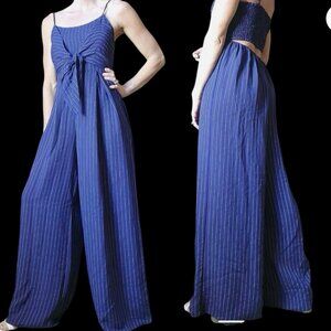 Flying Tomato Ultra Wide Leg Jumpsuit, size Large